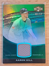 2011 Topps - Aaron Hill / 18 🔥👀👀RARE - Blue Jays - Game used Jersey Card