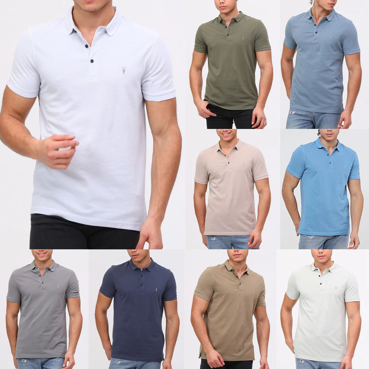All saints deals mens polo sale