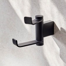 Miami Black Swivel Robe Hook 8440B