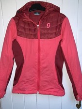 Womens Scott Primaloft Style (synthetic Down) Padded Jacket Pink Xs Ski/ Bike)
