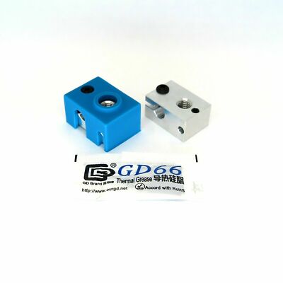1x V6 hotend Alu Heizblock, CNC gefräst, kein billiger Guss, Original Nachbau