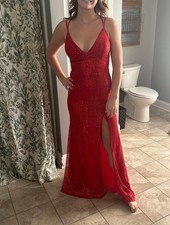 Sequined Prom Dress