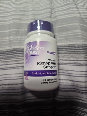 New/Sealed Doctors Best Women's Menopause Support-Multi-Symptom Relief 30 VegCap