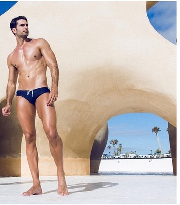 RARE TEAMM8 GRID SWIMWEAR, Navy, Small, 2021 Collection