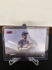 2023 Topps Stadium Club Jared Young #SCBA-JY Cubs Rookie Red Foil Auto /50