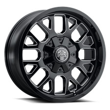 One 20 Inch Black Alloy Wheel 8x165.1 Rim For 2009 Dodge Ram 2500 Vvpq 20x9