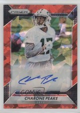 2016 Panini Prizm Rookie Red Crystals 28/75 Charone Peake #RA-CPK Auto 0g4