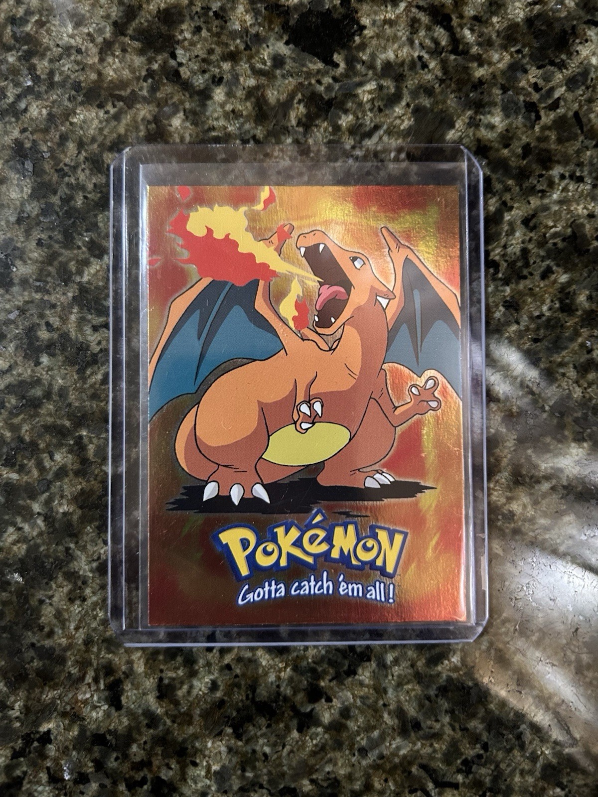 Topps Pokémon Holo Charizard E6 of 12 Movie Edition Holo Full Art Foil NM