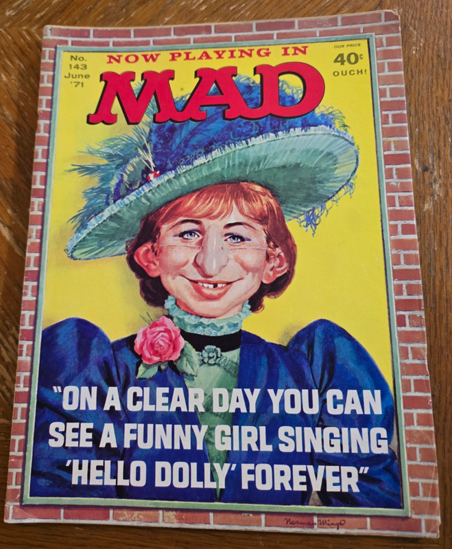 Vintage MAD Magazine No. 143 June 1971 Alfred E. Neuman Comedy Don Martin