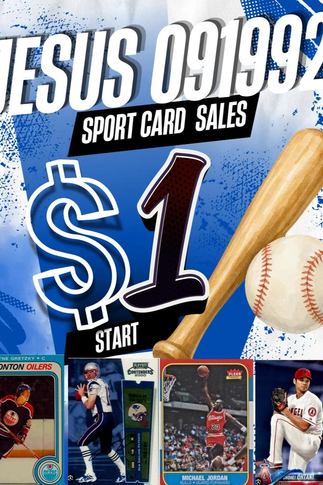 Multi Card Live Sale- Starts at $1- Ohtani, Griffey, Judge and More