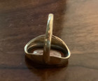 Antique 13/14K  Gold Handpainted Enamel Portrait Ring Size 5.5 — photo 9