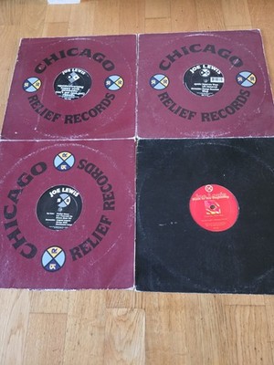 4 X Viny Joe Lewis Chicago Relief  Recordsi Old School  Techno Acid House 