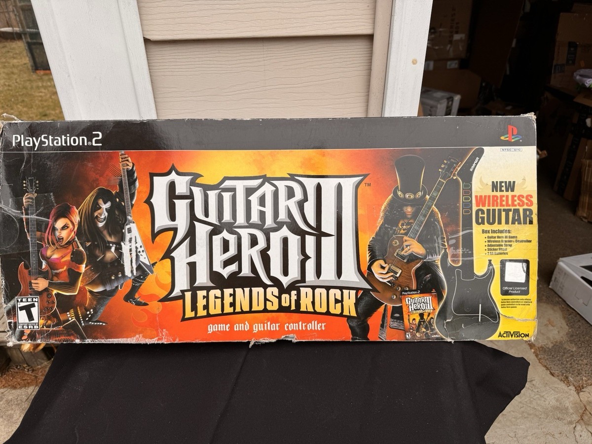 Guitar Hero III: Legends of Rock Bundle (Wii, 2007) for sale
