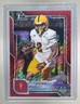 Kyson Brown 2025 Bowman Chrome University #158 Red Shimmer Refractor 1st RC /5
