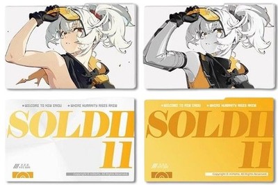miHoYo Zenless Zone Zero Mental Film Acrylic Card & Frame Set Official