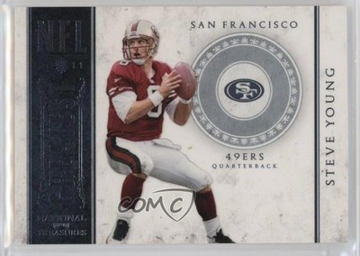 2011 Playoff National Treasures NFL Greatest 26/99 Steve Young #21 HOF nd3