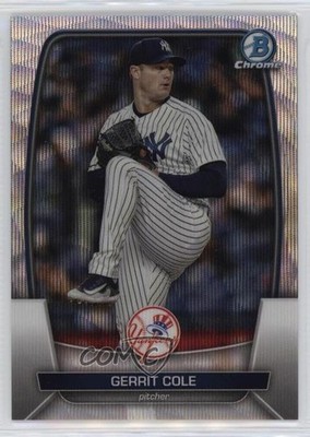 2023 Bowman Chrome Wave Refractor 90/100 Gerrit Cole #98 uk2