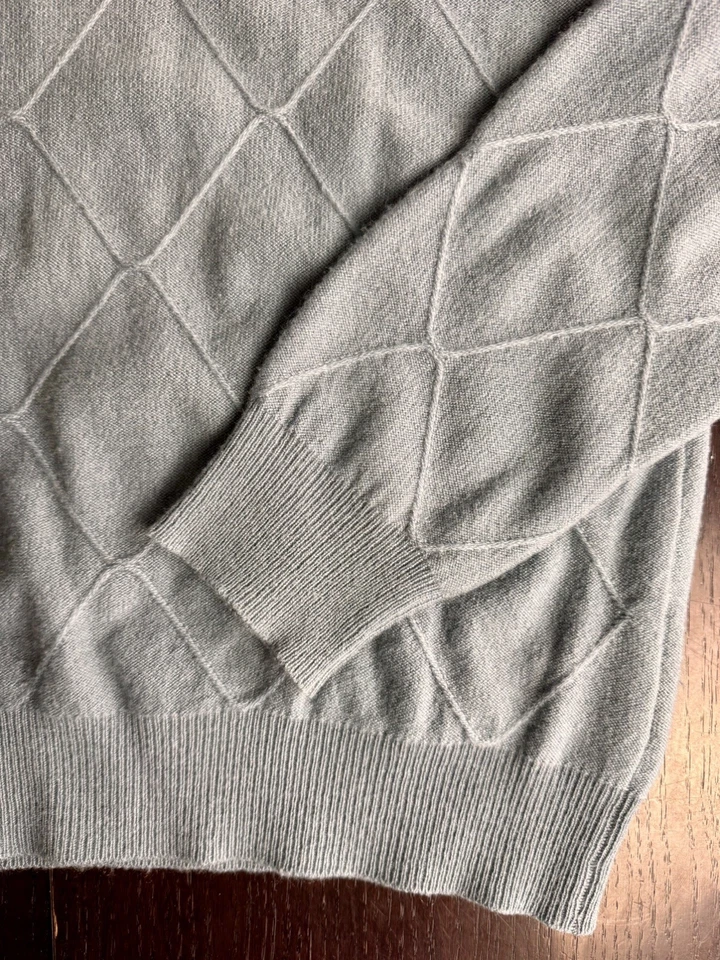 ETRO Baby Blue Lightweight Wool Pullover Sweater Sz ~ M - Image 4 of 4