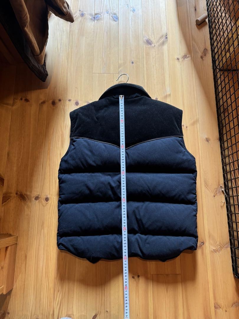 The Flat Head Corduroy Reversible Down Vest Black Size 38