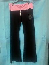 Victoria’s Secret All Day Cotton Fold Over Flare Leggings Size L. BRAND NEW