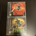 Nuclear Strike & Soviet Strike (PlayStation 1 PS1 Games) Complete CIB w/ Manuals