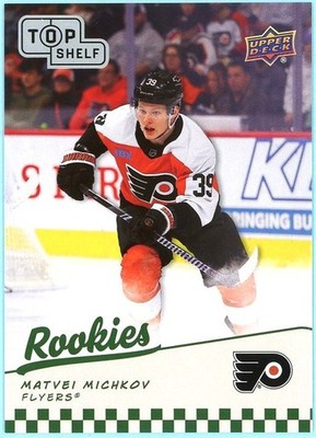 MATVEI MICHKOV 2025 UD Top Shelf Rookies #TS-3 National Convention NSCC Promo