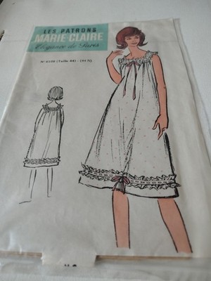  Les Patrons Marie Claire Elegance De Paris 6109 Sewing Pattern Taille 44
