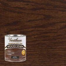 Dark Walnut, Varathane Premium Fast Dry Wood Stain-262006, Quart
