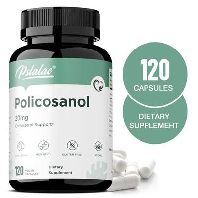 Policosanol 20 mg   mit 50 % Octacosanol,Herz-Kreislauf-Gesundheit,Blutkreislauf