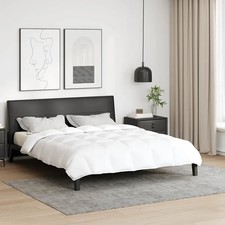 Couette Blanc Plume en coton Literie de Luxe Duvet plumes Ensemble Aéré vidaXL v