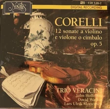 A. Corelli—12 sonate a violino e violone o cimbalo (Trio Triveracini).  CD