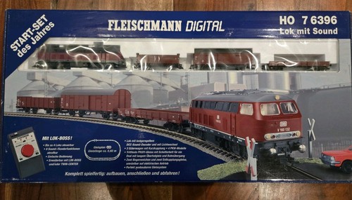 Fleischmann H0 Digital Starterset 76396 DB V 160 Sound Lok, Gleise, Regler | Condition: Gebraucht