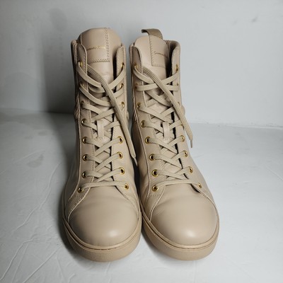 Gianvito Rossi Calfskin High-Top Sneakers Size 9.5  U.S / 42 UK 