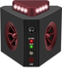4-In-1 Ultrasonic Pest Repeller Mouse Blocker W/LED Strobe Lights Sound Modes US
