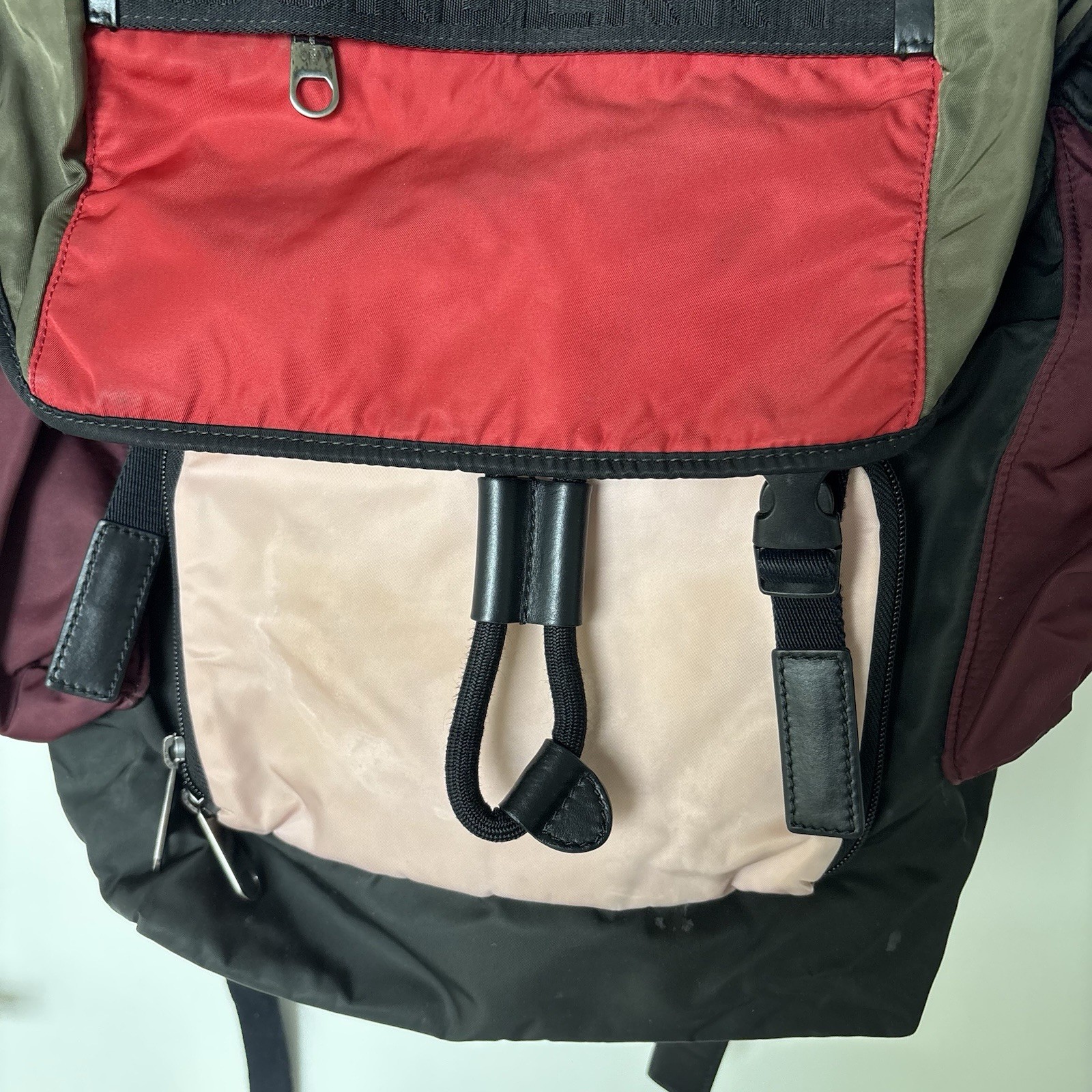 Burberry Authentic Designer Nylon Multicolor Back… - image 5