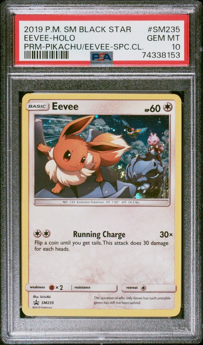 2019 Pokemon SM Black Star Promo Eevee Holo #SM235 PSA 10 Gem Mint