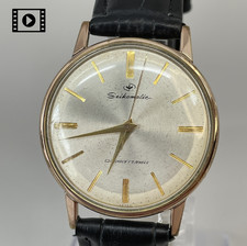 Seiko Seikomatic 15015 [US Stock]Automatic Mens Gold 37mm Vintage Watch *Exc+4