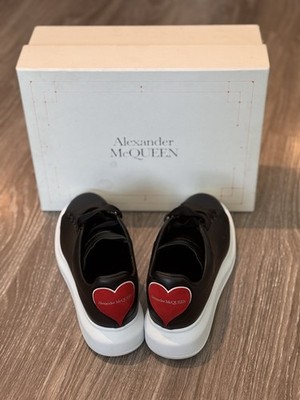 Alexander McQueen Oversized Black White Sole Classic Heart