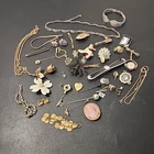 Vintage Mixed Lot  Costume Jewelry  Metal Multicolor