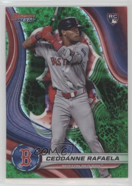 2024 Bowman's Best Green Mini-Diamond Refractor /99 Ceddanne Rafaela #14 1l9b