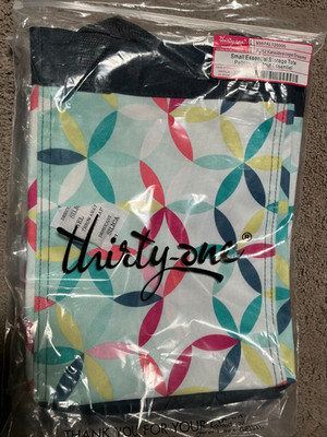 Thirty One SMALL Essential Storage Tote in Kaleidoscope Dreams
