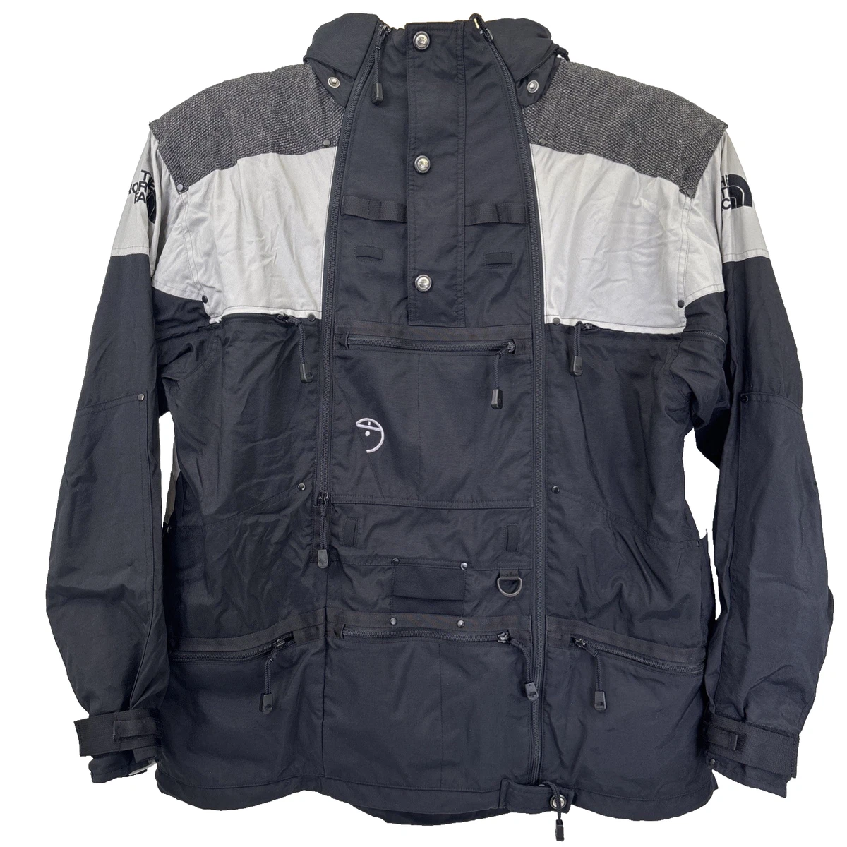 The North Face Steep Tech Black Grey Jacket Mens XXL Hiking
