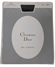 VTG Christian Dior Bas Collants Jarretiere Kelly 17 DTEX Pantyhose Size 8 1/2