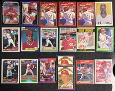 Lot of 19: Barry Larkin & Chris Sabo  (1987 RC -1991) - Used