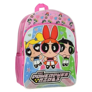 The Powerpuff Filles Sac à dos Blossom Bubbles en tasse de beurre Sparkly 16" Sac à livre