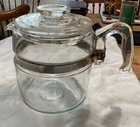 Vtg Pyrex 7756B Percolator 6 Cup Coffee Pot Made in USA  - Pot and Lid Only
