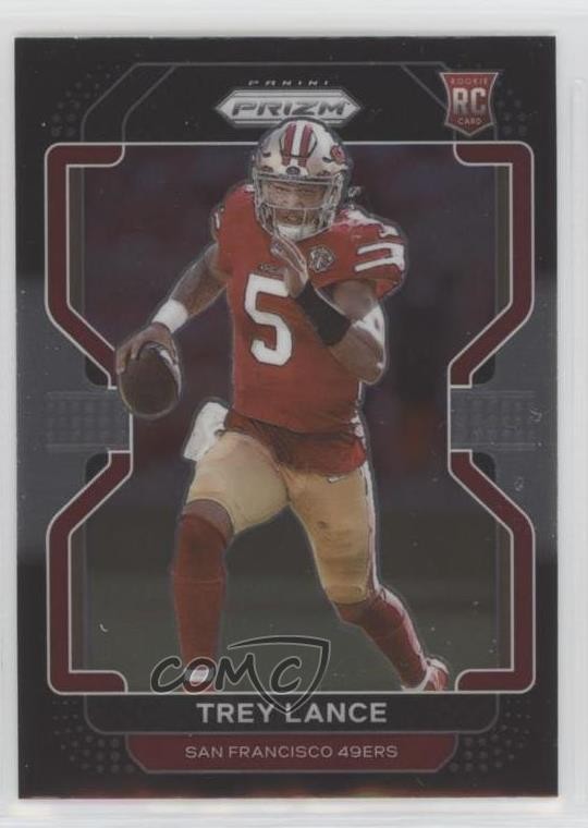 2021 Panini Chronicles Prizm Black Trey Lance #PB-4 2l4