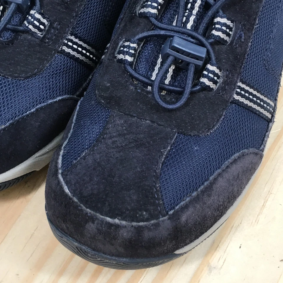 Dansko Sneaker Womens 39 Blue Helen Laced Up Round Toe Casual Comfort Leather - Image 4 of 4