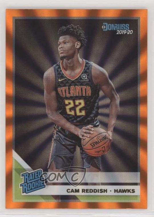 2019-20 Panini Donruss Rated Rookie Holo Orange Laser Cam Reddish #209 o3p