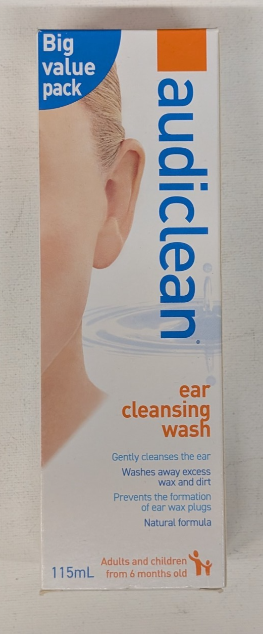 Audiclean Ear Cleansing Wash 115ml